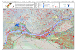 Spatio-Temporal Flood Analysis Along the Indus River, Sindh, Punjab