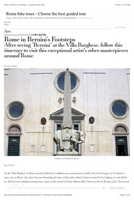 Rome in Bernini's Footsteps