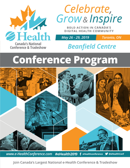 E-Health 2019 Program