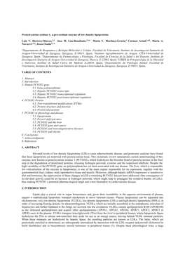 Prenylcysteine Oxidase 1, a Pro-Oxidant Enzyme of Low Density Lipoproteins