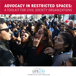 Advocacy in Restricted Spaces: a Toolkit for Civil Society Organizations