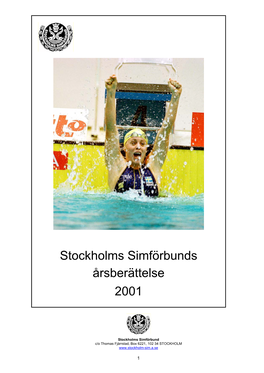 Stockholms Simförbunds Årsberättelse 2001