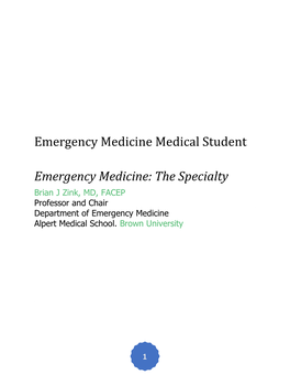 Emergency Medicine Medical Student Survival Guide