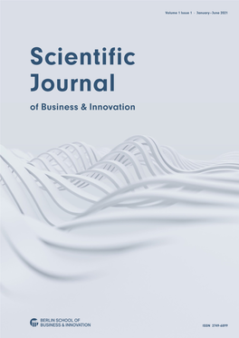 Scientific Journal of Business & Innovation