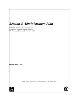 Section 8 Administrative Plan