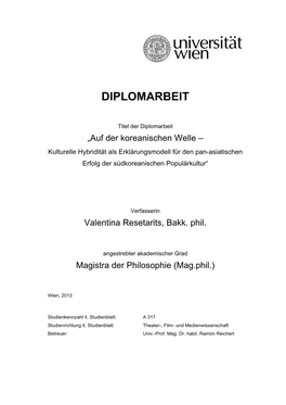 Diplomarbeit