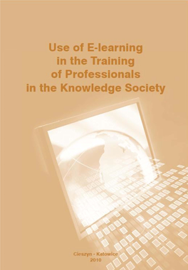 Use of E-Learning in the Training of Professionals in the Knowledge Society