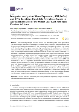 Integrated Analysis of Gene Expression, SNP, Indel, and CNV