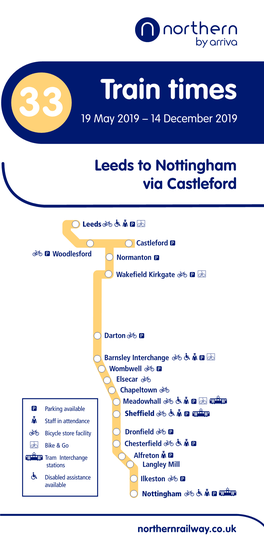 Northern Leeds-Nottingham Train