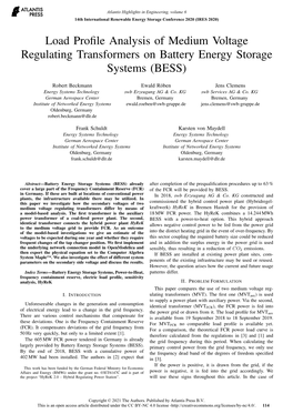 Load Profile Analysis of Medium Voltage Regulating Transformers