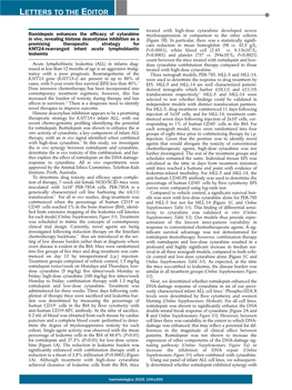 Romidepsin Enhances the Efficacy of Cytarabine in Vivo, Revealing Histone Deacetylase Inhibition As a Promising Therapeutic Stra