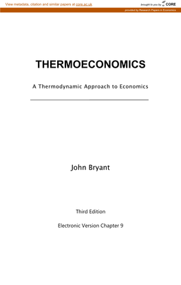 Thermoeconomics
