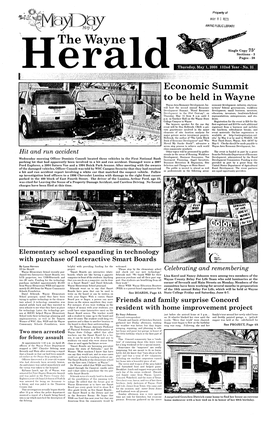 The Wa·Yne I Single Copy 75¢ Sections - 3 Pages - 28
