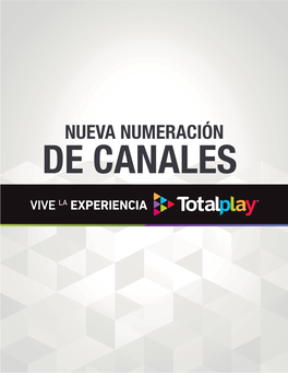 Nueva Numeración De Canales