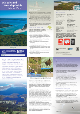 Walpole and Nornalup Inlets Marine Park Visitor Guide