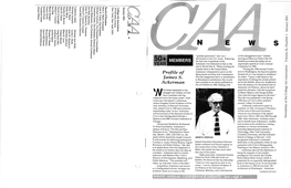 January 2001 CAA News