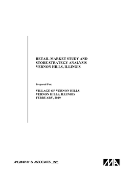 Melaniphy & Associates Retail Market Study & Store Strategy Analysis