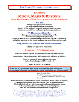 Moon, Mars & Beyond