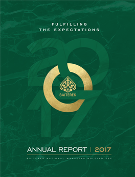 Annual Report 2017. Baiterek National Managing Holding JSC