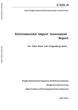 Environmental Impact Assessment Report For