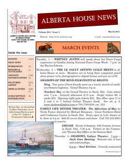 Alberta House News