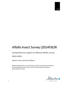 Alfalfa Insect Survey (2014F)62R