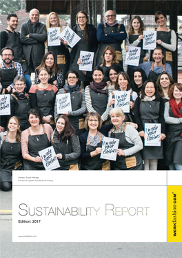 Sustainability Report Edition: 2017
