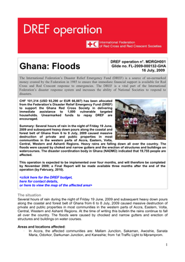 Ghana: Floods 16 July, 2009
