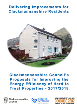 Iain Mcintyre Home Energy Advice Team (HEAT) Clackmannanshire Council 1936 Building, Floor 3 Kilncraigs Greenside Street Alloa FK10 1EB