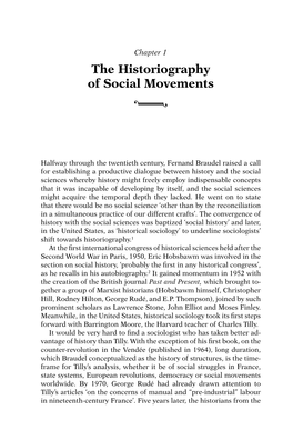The Historiography of Social Movements Å
