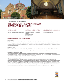 Westmount Seventh-Day Adventist Church