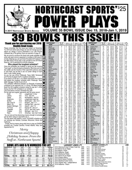 BOWL ISSUE Dec 15, 2018-Jan 1, 2019