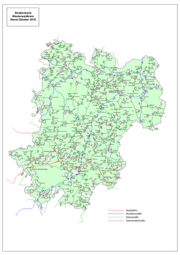 Autobahn Bundesstraße Kreisstraße Gemeindestraße