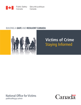 Victims of Crime: Staying Informed Booklet