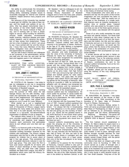 CONGRESSIONAL RECORD— Extensions Of