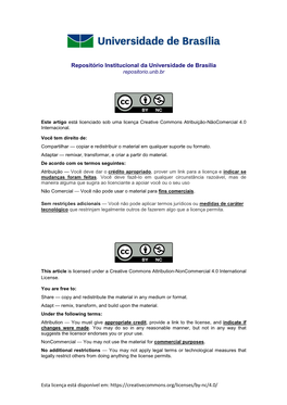 Repositório Institucional Da Universidade De Brasília Repositorio.Unb.Br