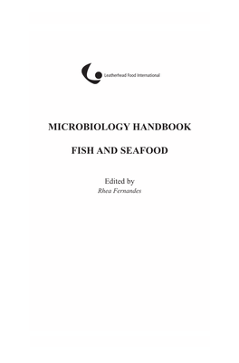 Microbiology Handbook: Fish and Seafood