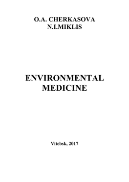 Environmental Medicine