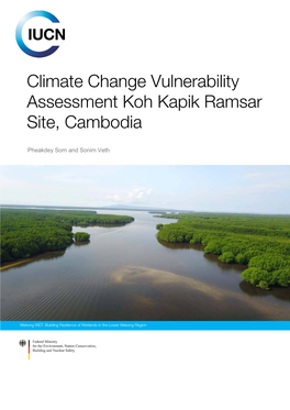 Climate Change Vulnerability Assessment Koh Kapik Ramsar Site, Cambodia
