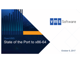 State of the Port to X86-64