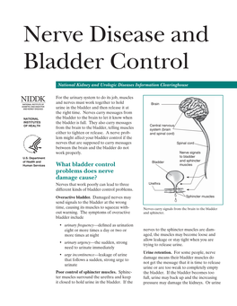 Nerve Disease and Bladder Control