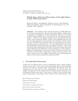 Hubble Space Telescope Observations of the Light Echoes Around V838 Monocerotis