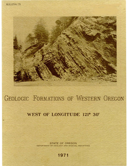 Geologic Formations of Western Oregon