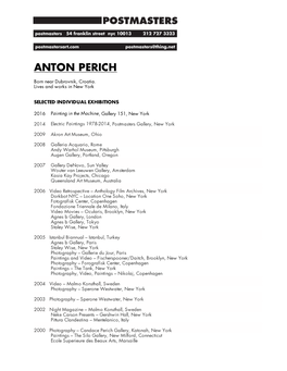 Anton Perich