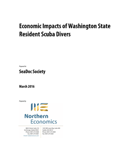 Economic Impacts of Washington State Resident Scuba Divers