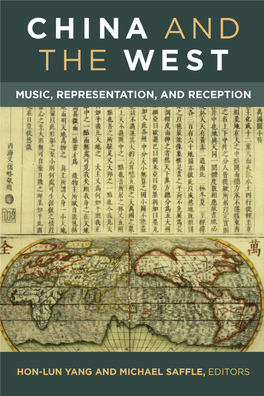 China and the West: Music, Representation, and Reception
