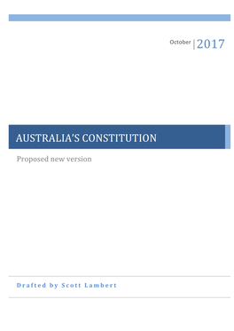 Australia's Constitution