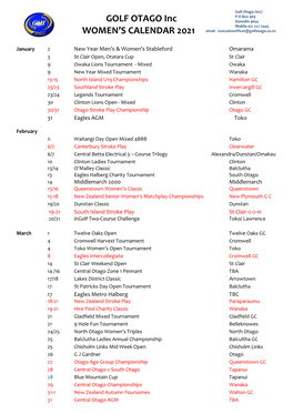 Metropolitan Calendar 2002