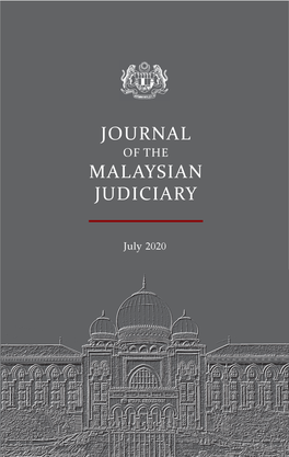Journal Malaysian Judiciary
