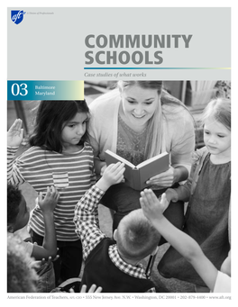 COMMUNITY SCHOOLS Case Studies of What Works